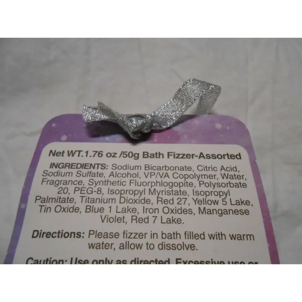 NEW Rainbow Bath Fizzer Bomb Spa 1.76oz Cute Perfect girls party favors Gifts!!!